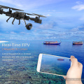 El más nuevo 2.4G 4CH Drone plegable WiFi FPV HD Cámara RC Quadcopter con Air Press Altitude Hold Mini Drone SJY-F12W